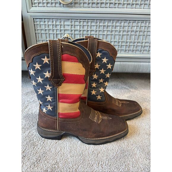 Lady Rebel by Durango Steel Toe Patriotic Boot DRD0234, Sz 7.5 $199 - Picture 2 of 7